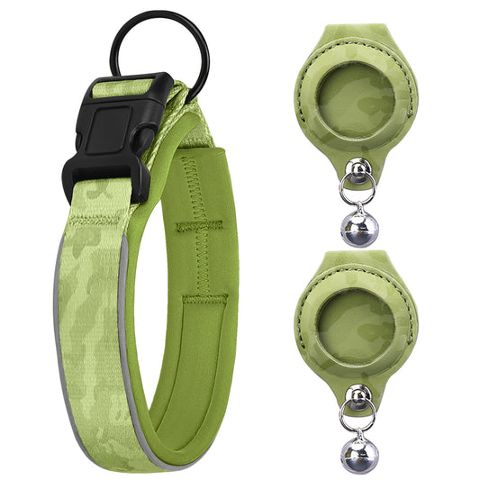 SafeTag™ – Premium Leather Case for Airtag on Pet Collars