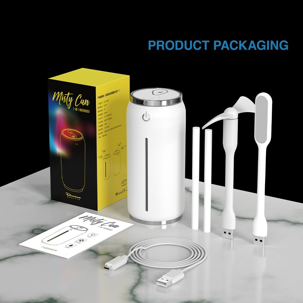 Mini Car Humidifier – 220ML USB Aroma Diffuser