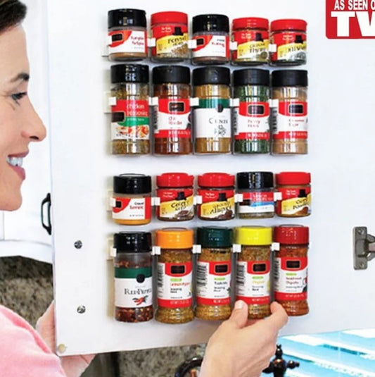 Snap & Store™ – Compact Spice Rack for Kitchen Gadgets