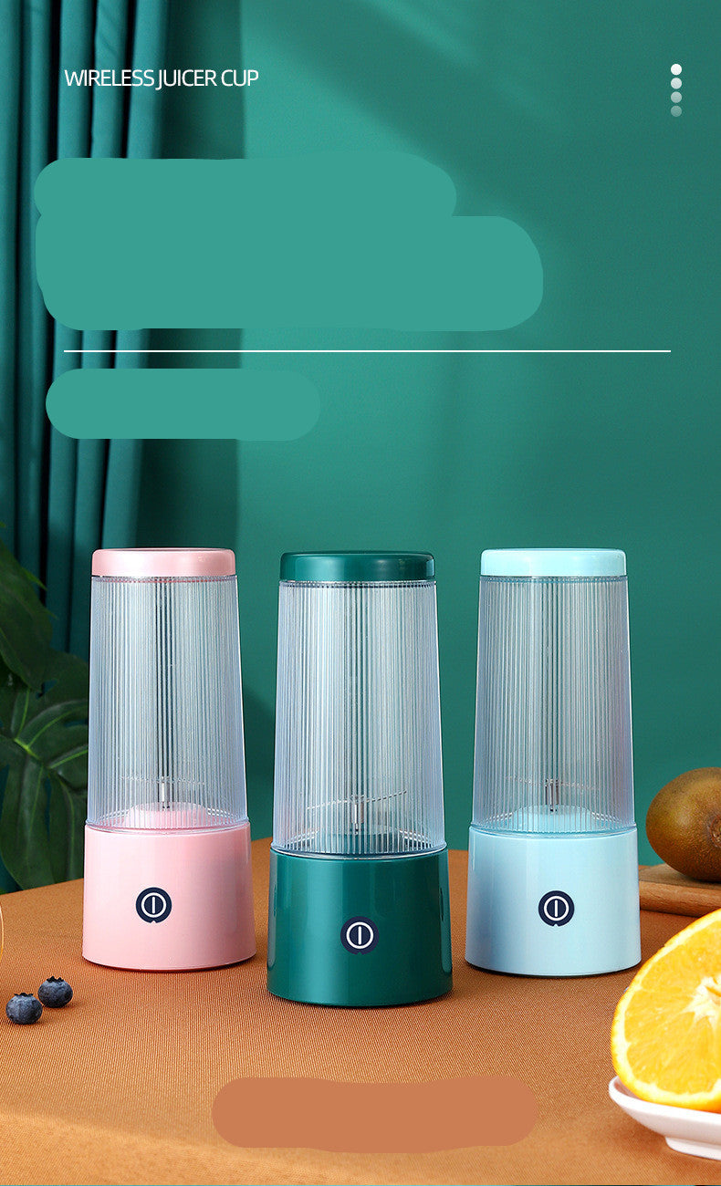 On-the-Go Juicer – Small & Rechargeable Fruit Blender