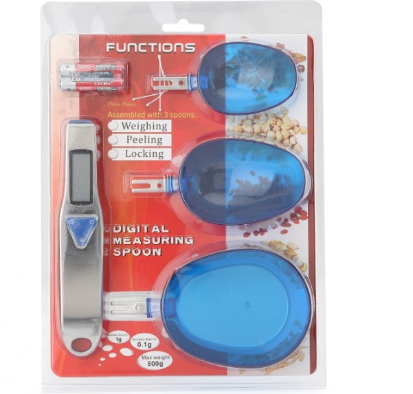 PrecisionSpoon – 500g Digital Measuring Spoon with 3 Attachments