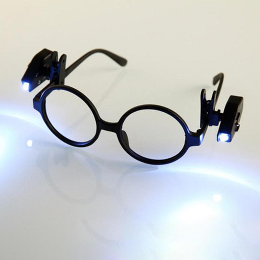 BrightClip™ – Mini LED Glasses Flashlight with Adjustable Light
