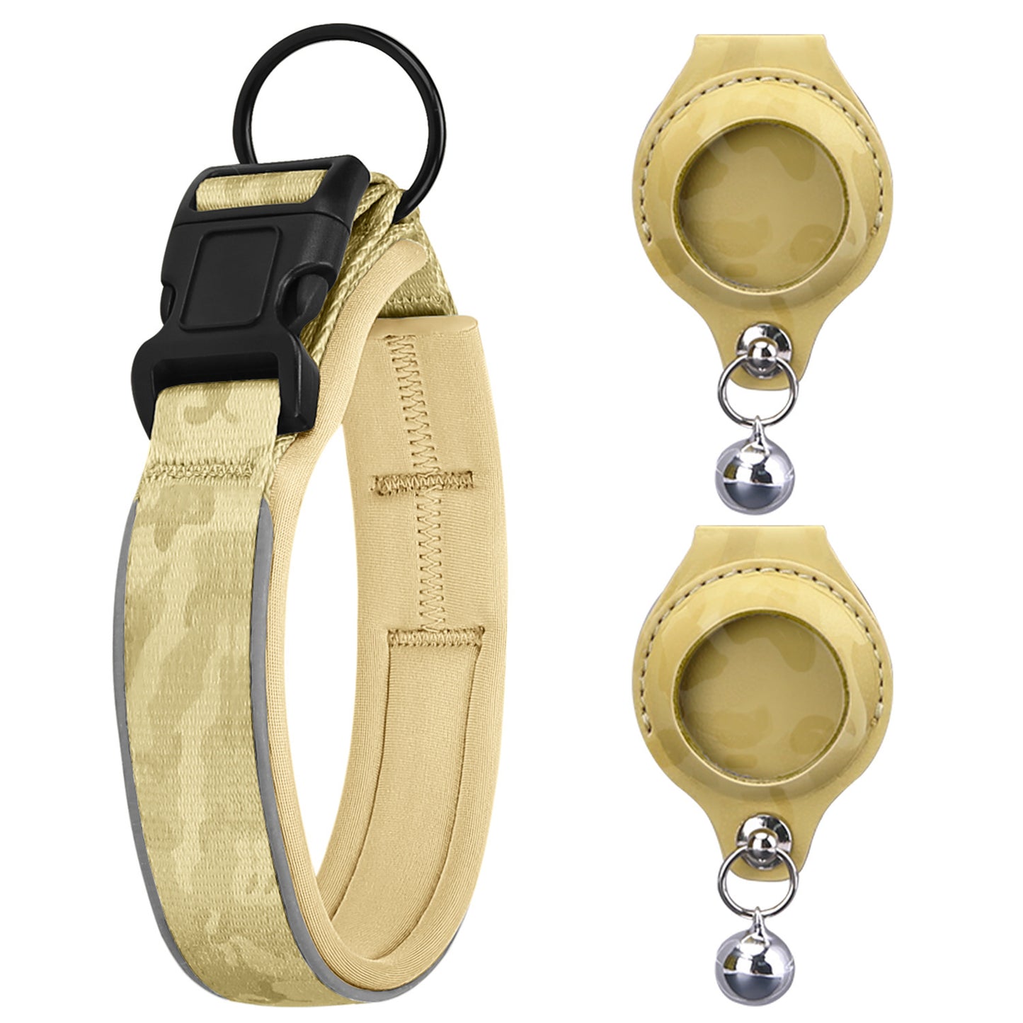 SafeTag™ – Premium Leather Case for Airtag on Pet Collars