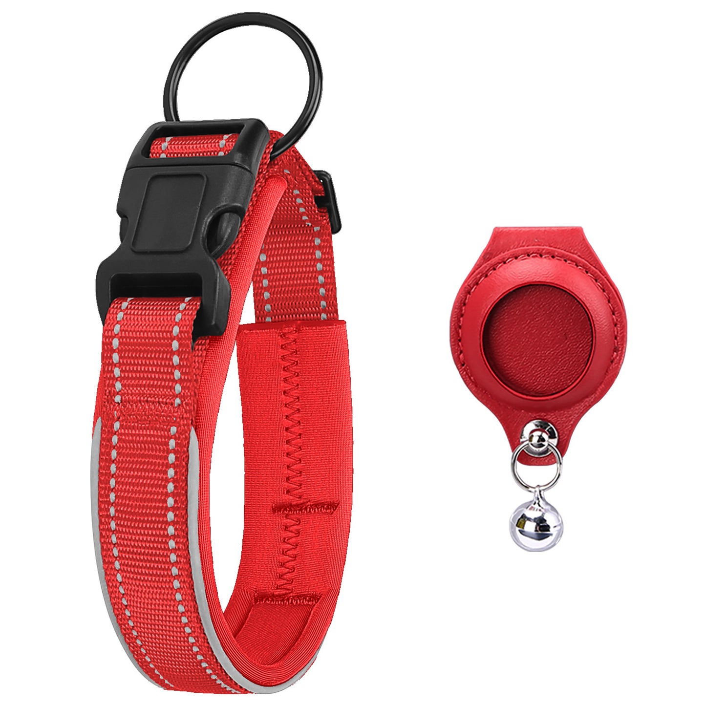 SafeTag™ – Premium Leather Case for Airtag on Pet Collars