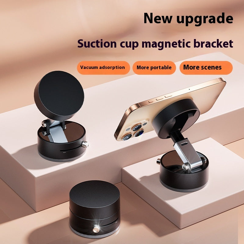 Foldable Magnetic Car Phone Holder with Suction Cup – Hands-Free Navigation Mount