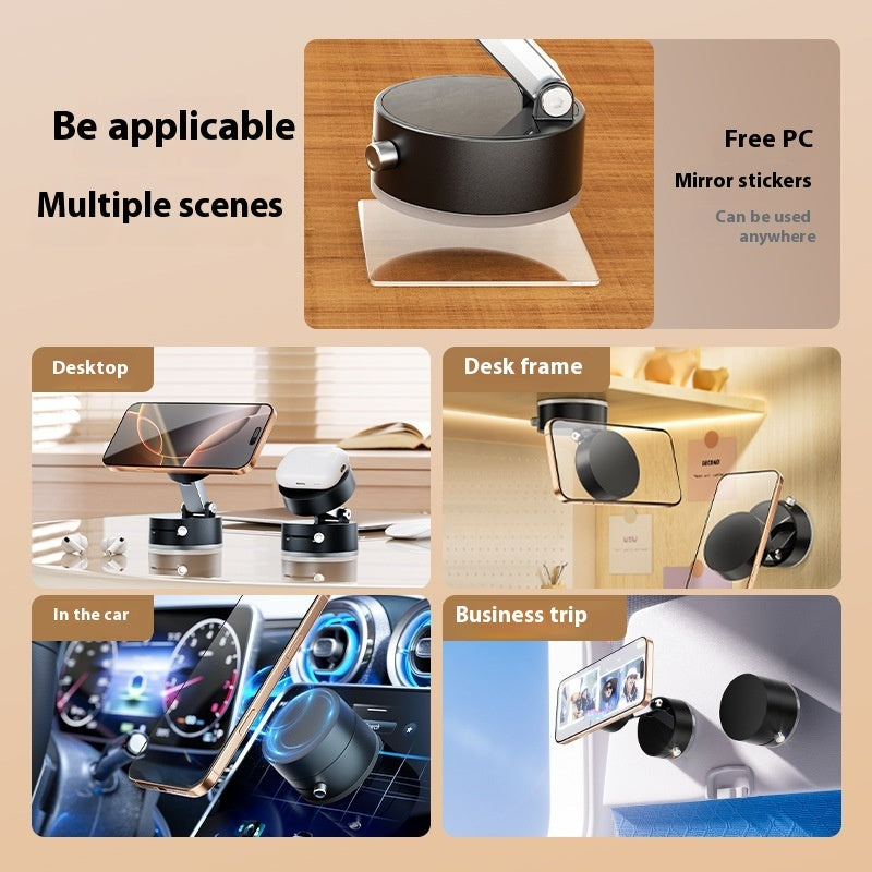 Foldable Magnetic Car Phone Holder with Suction Cup – Hands-Free Navigation Mount