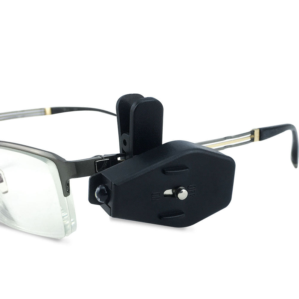 BrightClip™ – Mini LED Glasses Flashlight with Adjustable Light