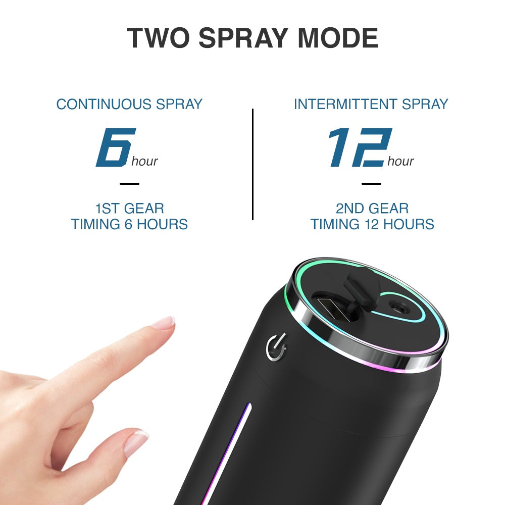 Mini Car Humidifier – 220ML USB Aroma Diffuser