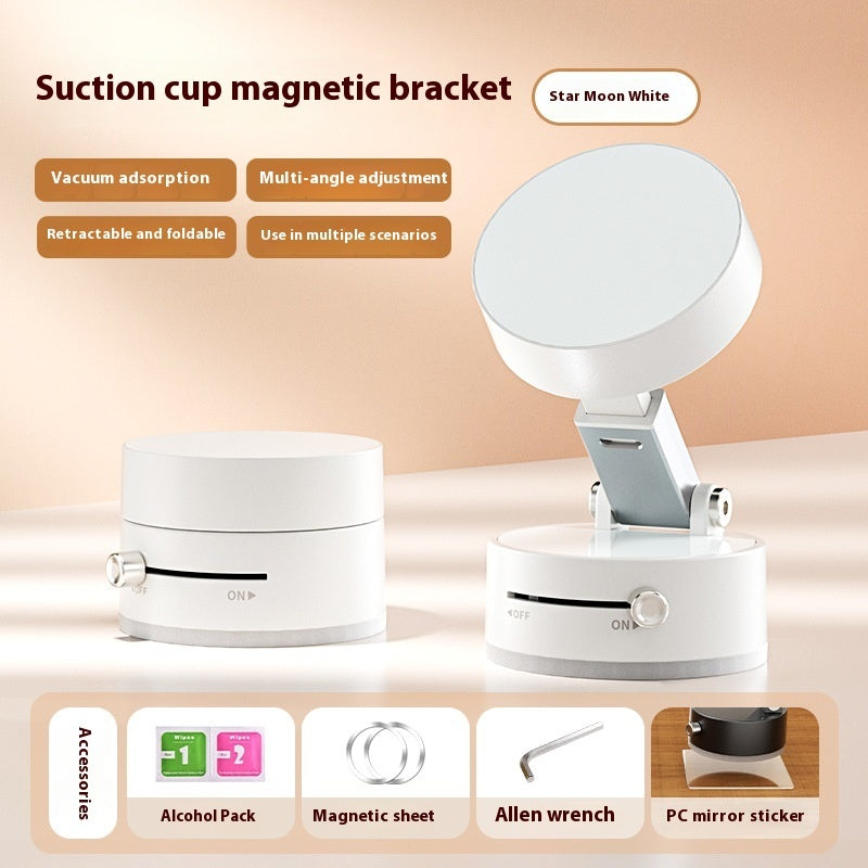 Foldable Magnetic Car Phone Holder with Suction Cup – Hands-Free Navigation Mount