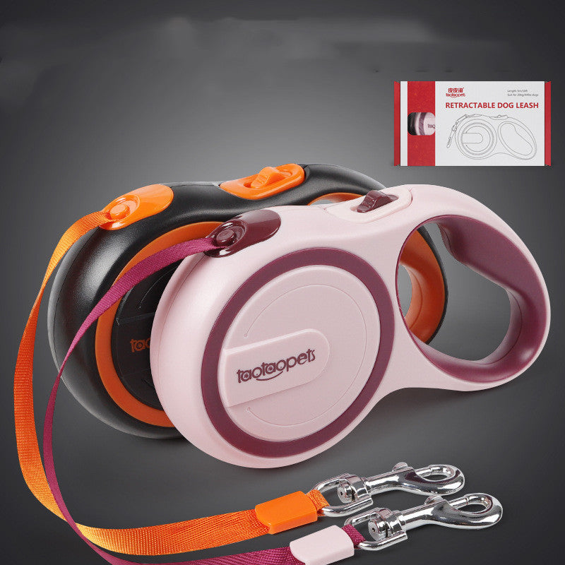 Automatic Retractable Dog Leash – Strong & Tangle-Free