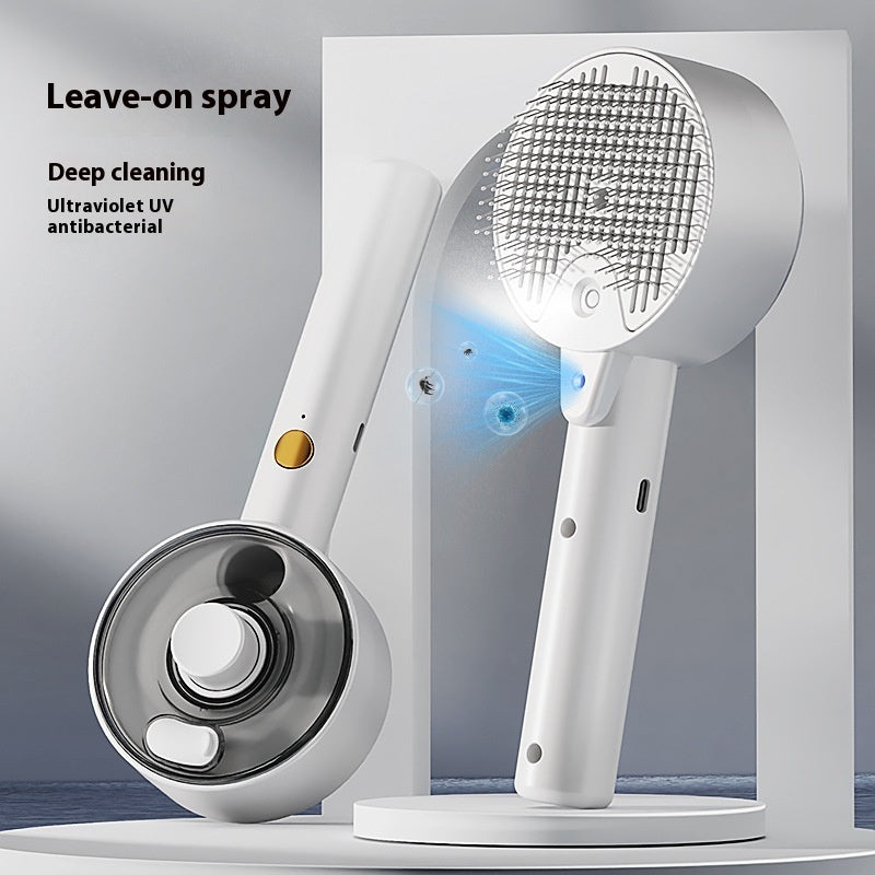 Self-Cleaning Pet Hair Remover Brush – Grooming Tool for Dogs & Cats