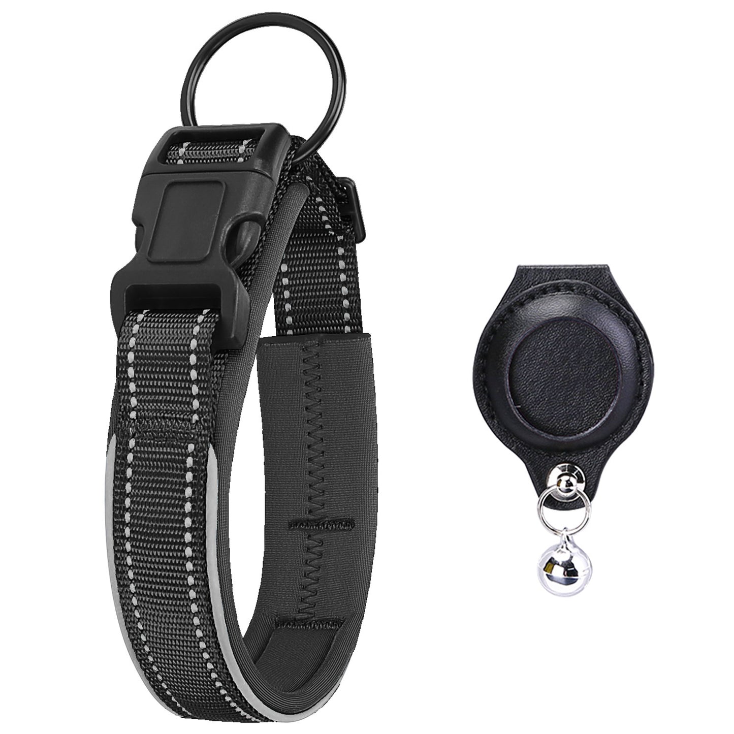 SafeTag™ – Premium Leather Case for Airtag on Pet Collars