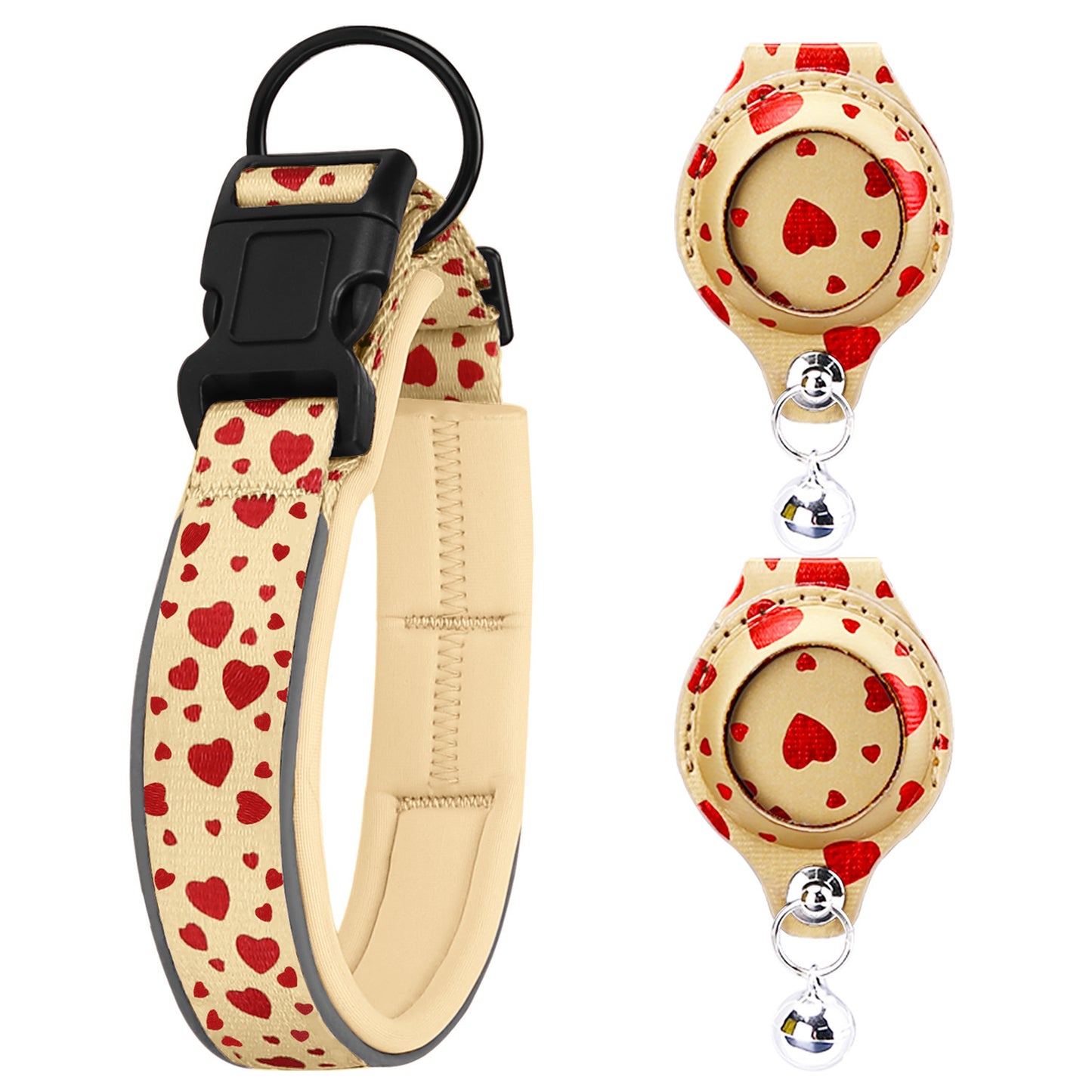 SafeTag™ – Premium Leather Case for Airtag on Pet Collars