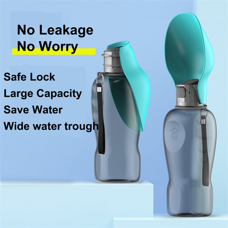 Big Bottle, Happy Pup – Leakproof Pet Water Solution (800ml)