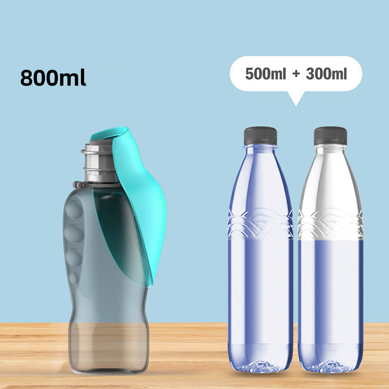 Big Bottle, Happy Pup – Leakproof Pet Water Solution (800ml)