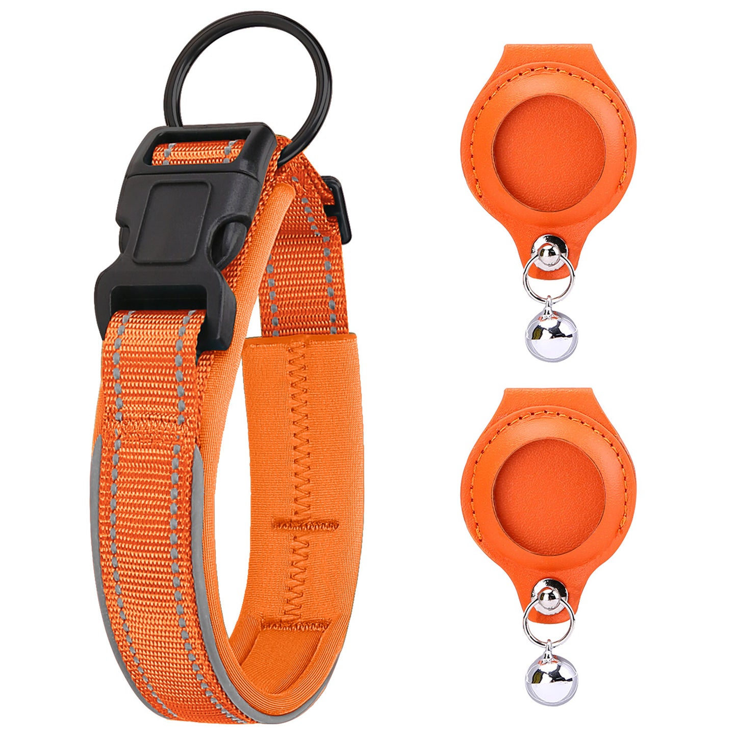SafeTag™ – Premium Leather Case for Airtag on Pet Collars