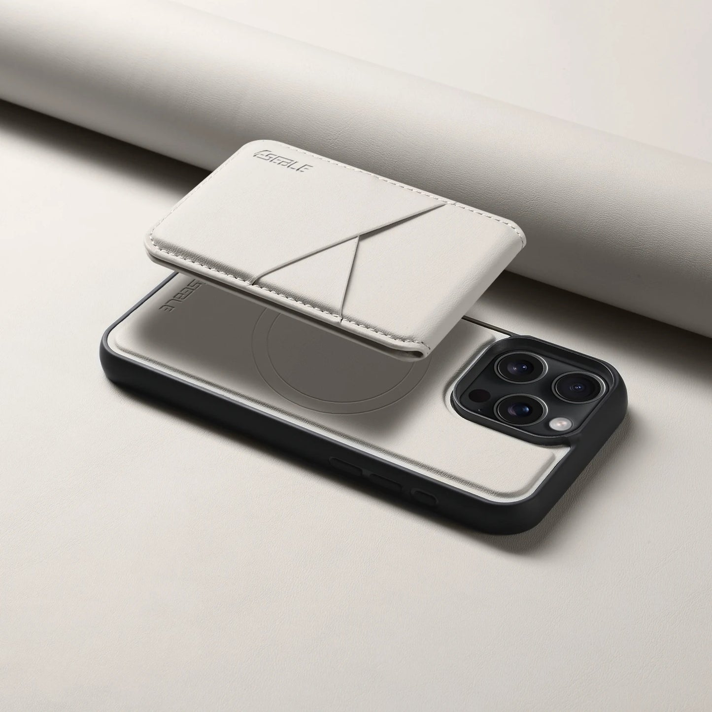 2-in-1 Magnetic Leather Wallet Case for iPhone 13–17 Pro Max