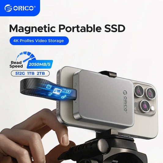 ORICO High-Speed Magnetic SSD – iPhone ProRes & 4K HDR Recording