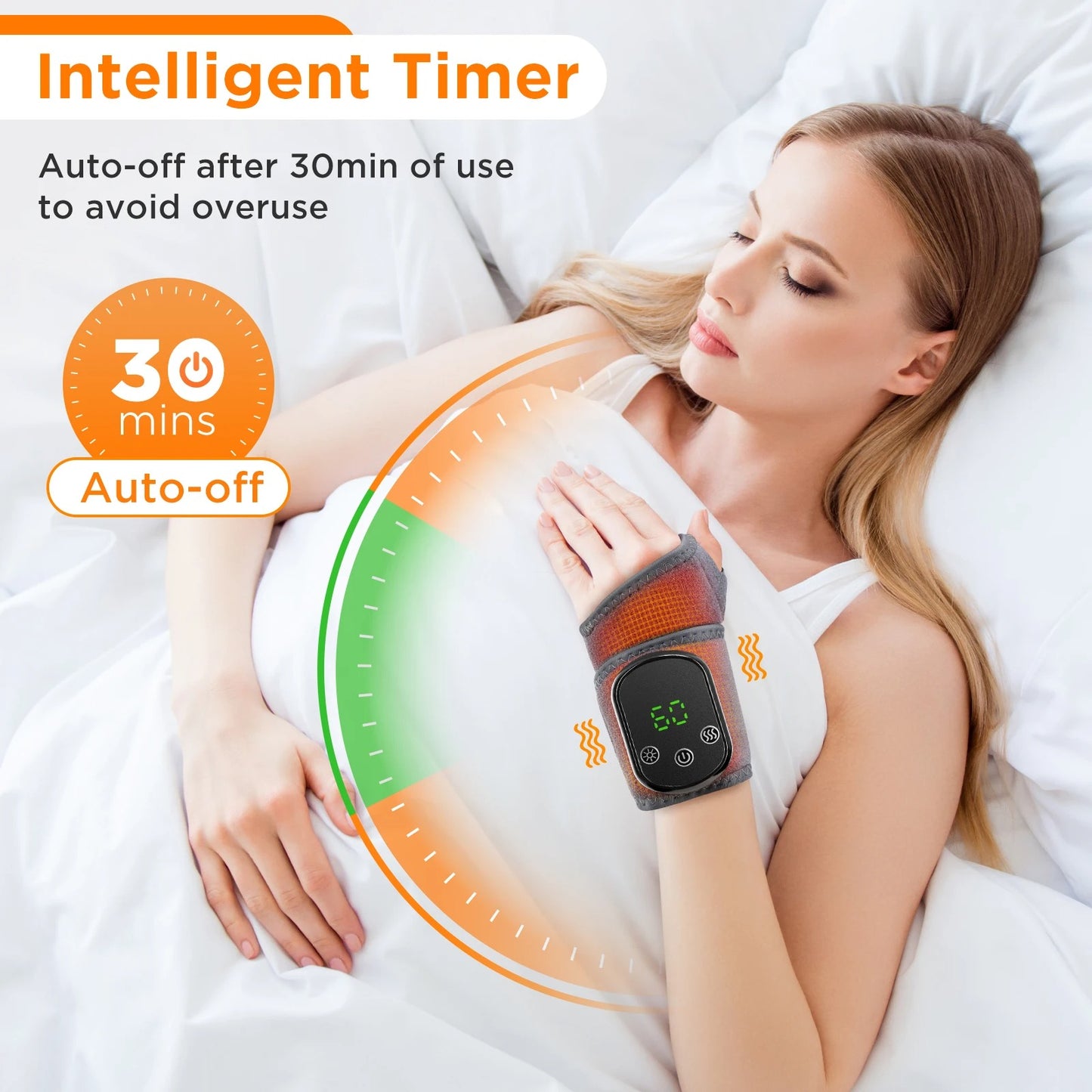 Electric Wrist & Ankle Massage Brace – Pain Relief & Protection