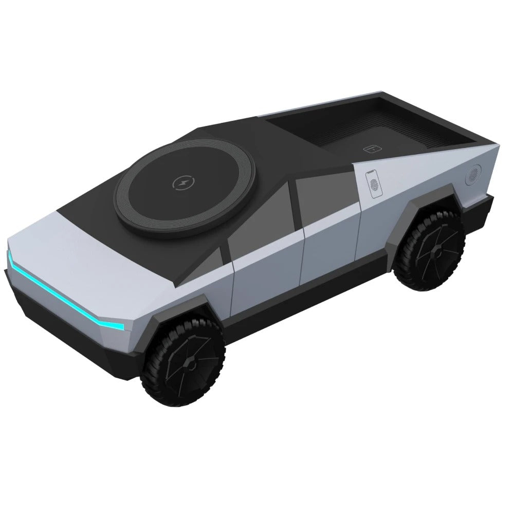 CyberDock™ 3-in-1 Cybertruck Wireless Charging Station – Qi2 Fast Charging Dock