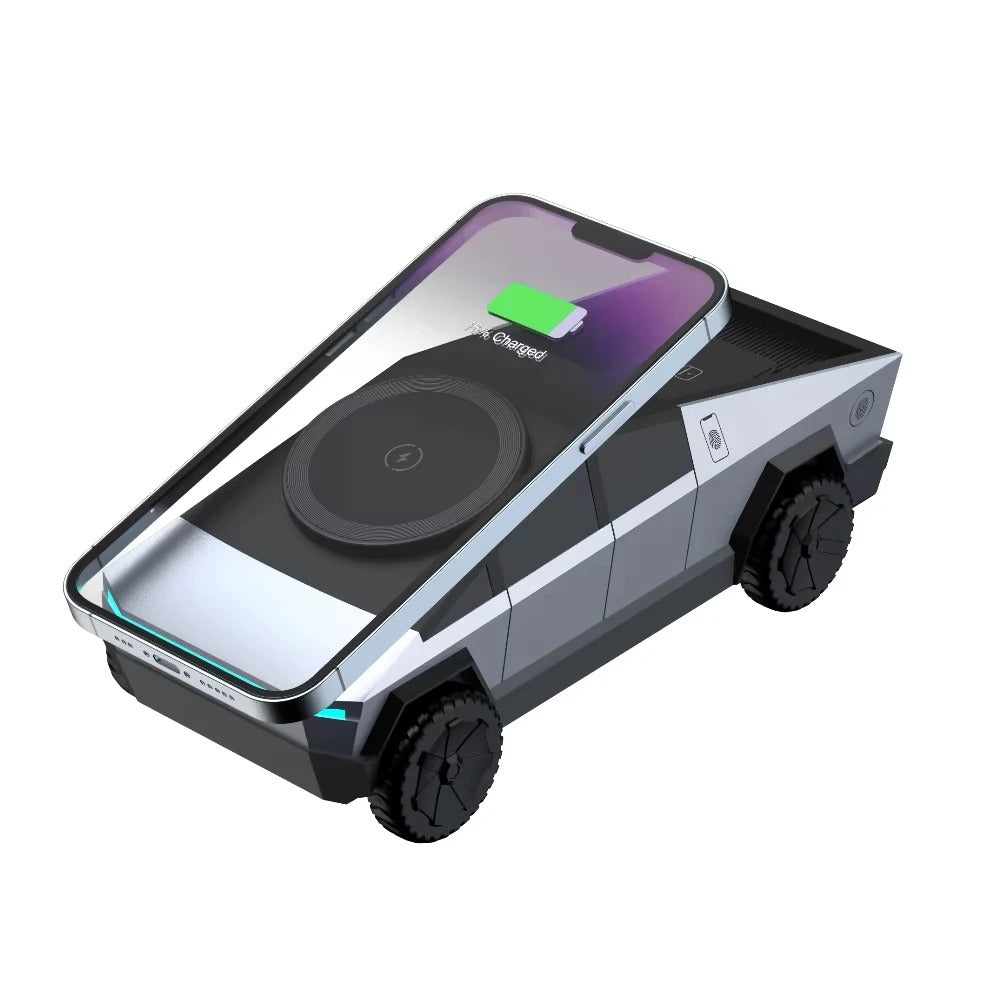 CyberDock™ 3-in-1 Cybertruck Wireless Charging Station – Qi2 Fast Charging Dock