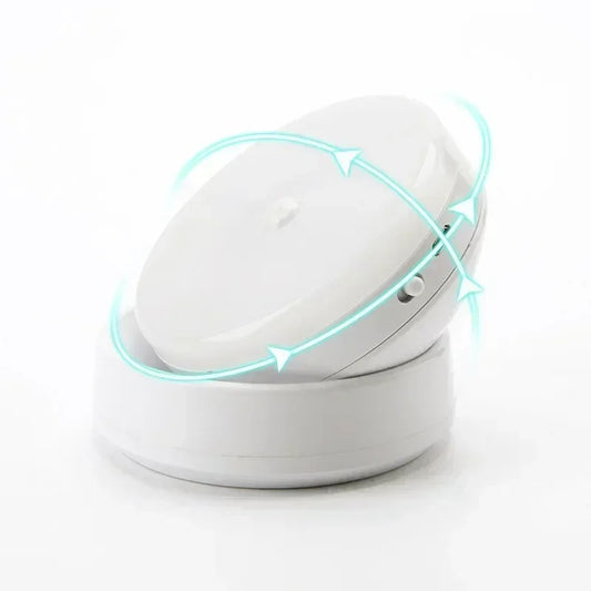 LED Night Lamp – Wireless, Magnetic & Motion Activated - 360° Rotating Motion Sensor