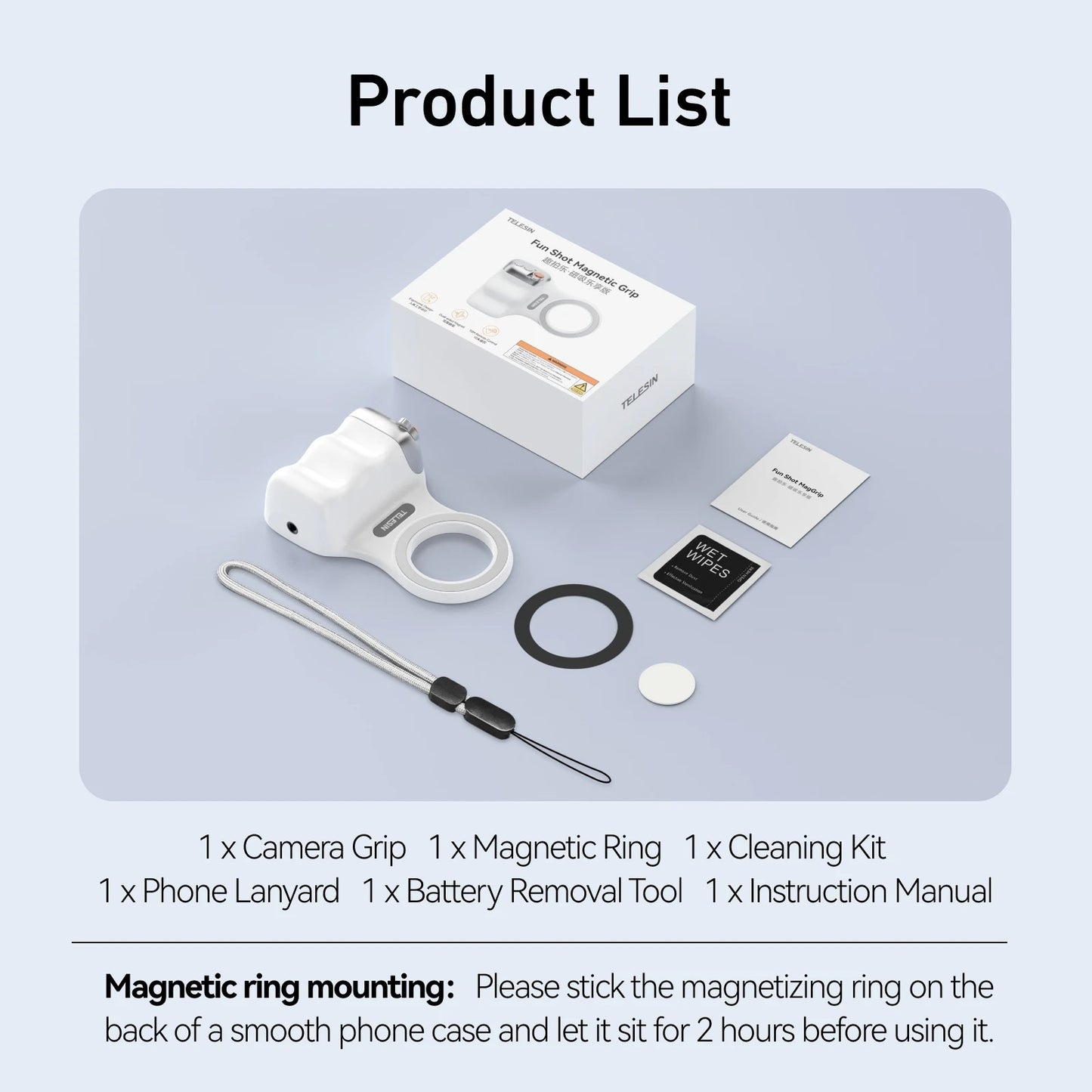 Fun Shot Magnetic Grip – Expandable Camera Handle